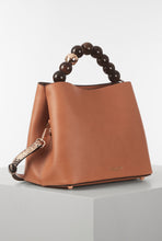 Load image into Gallery viewer, Madeleine Camel Molten Bead Crossbody
