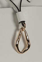Load image into Gallery viewer, Millie White Molten Drop Shopper
