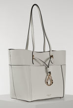Load image into Gallery viewer, Millie White Molten Drop Shopper
