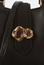 Load image into Gallery viewer, Rosie Black Gemstone Keeper Handbag
