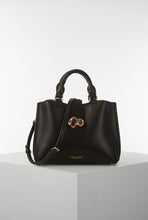 Load image into Gallery viewer, Rosie Black Gemstone Keeper Handbag
