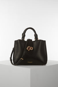 Rosie Black Gemstone Keeper Handbag