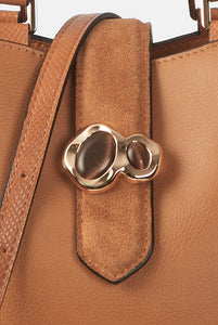 Rosie Camel Gemstone Keeper Handbag