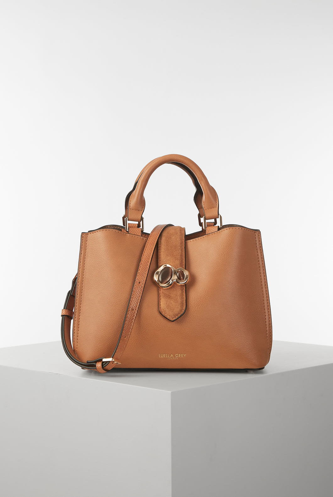Rosie Camel Gemstone Keeper Handbag