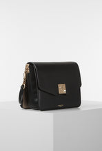 Load image into Gallery viewer, Vivienne Black Molten Square Crossbody Bag
